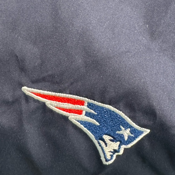 NFL Team Apparel Men’s Patriots SI Reebok Full Zip Up Windbreaker‎ Size Large - Picture 4 of 8